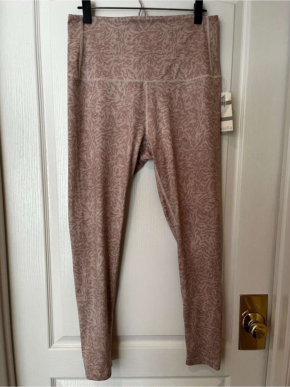 ZELLA Renew Ultra High Waist Beige Print Leggings Size XL